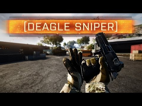 ► BF4 DEAGLE SNIPER! | Battlefield 4: Dragon's Teeth Weapon Review