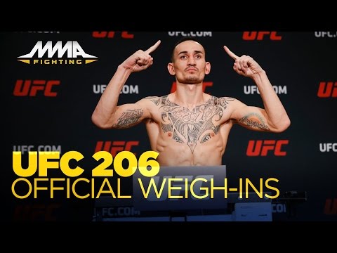 UFC 206 Official Weigh-In Video