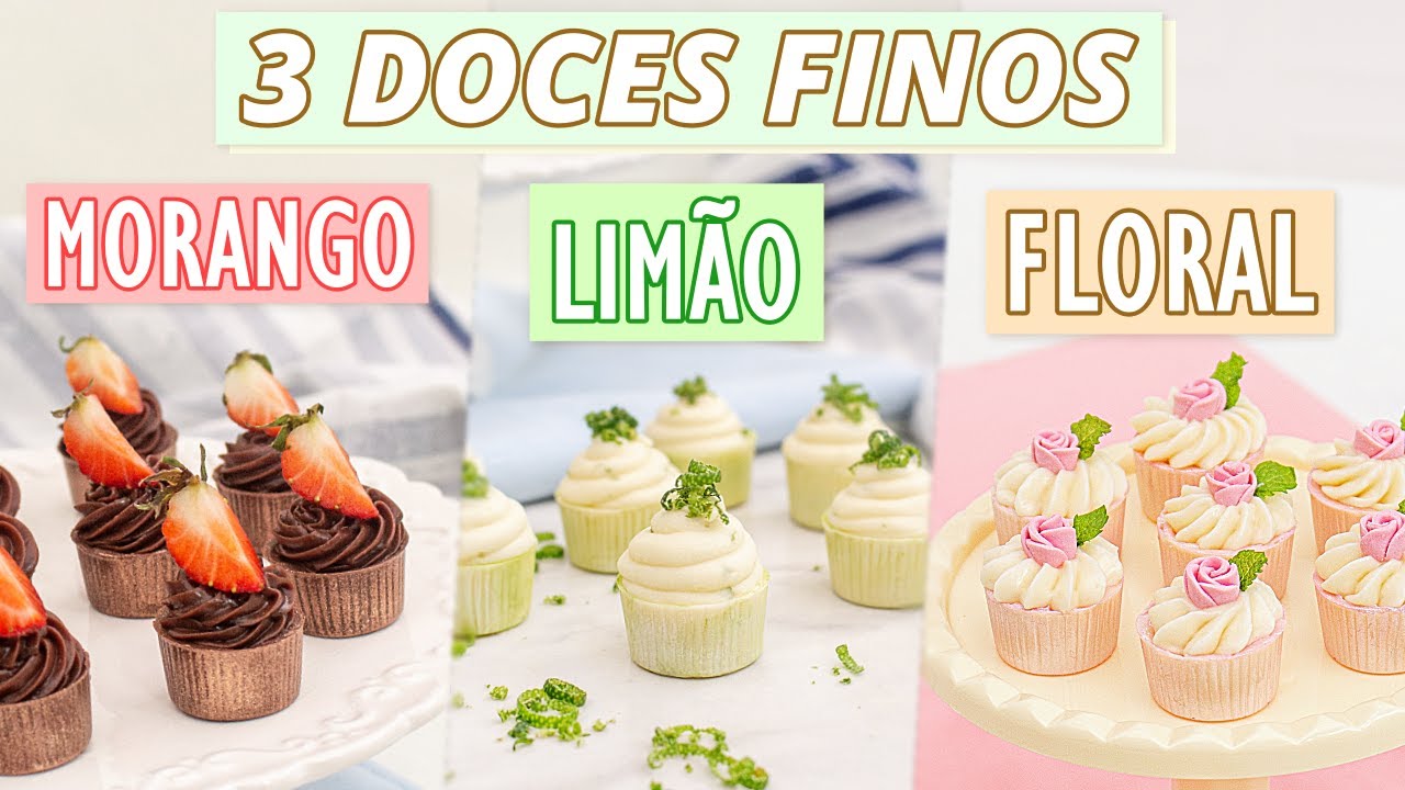 FIZ 3 DOCES FINOS - MORANGO, LIMÃO E FLORAL - Tiago Mauro