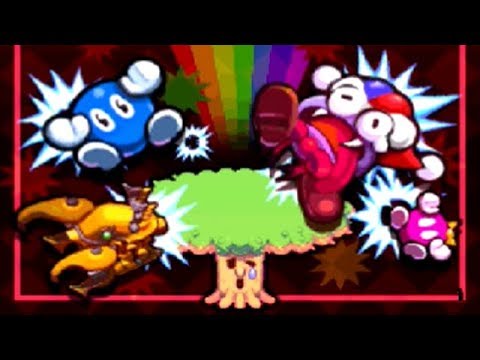 Kirby Mass Attack - All Bosses (Kirby Brawlball)