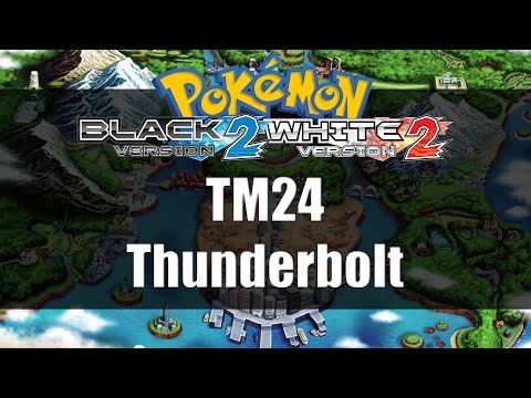 Pokemon Black 2 & White 2 | Where to get TM24 Thunderbolt