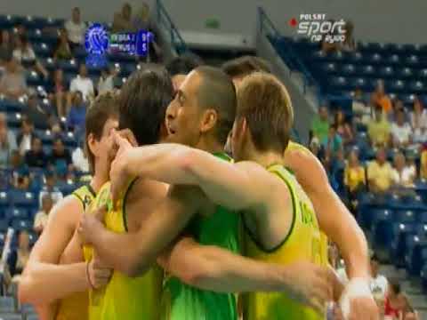 World League 2008 Men's volleyball Brazil - Russia set 3