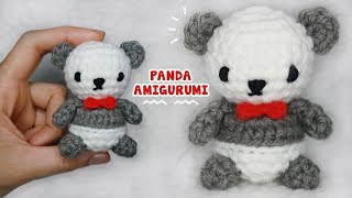 Amigurumi de Panda | Tutorial Urso Panda de Crochê | Passo a passo fácil para iniciantes