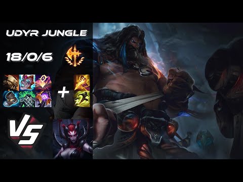 JUNGLE Udyr vs Elise - EU Challenger Patch 25.S2.4