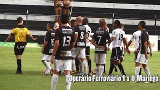 preview picture of video 'Em campo com a OFEC TV  - Operário Ferroviário 1 x 0 Maringá'