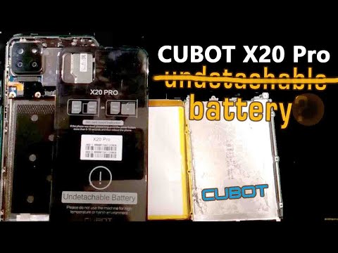 CUBOT X20 PRO undetachable battery replacement , complete with fail ballzup , fix your own phone