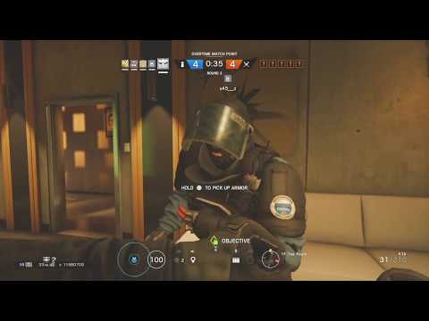 4-4 OverTime Matchpoint 1v4 Clutch | 18 kill game | Rainbow Six Siege