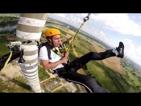 Dream Jump Głogów Poland, skok z 222 metrów 15.07.2014