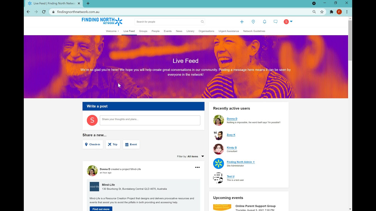 How to use Finding North Network