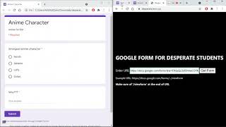 How to spam google form with user-friendly form | Borang