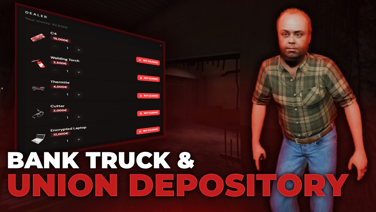 Advanced FiveM Union Depository Heist & Bank Truck Robbery (2-in-1) [ESX/QB/QBOX]