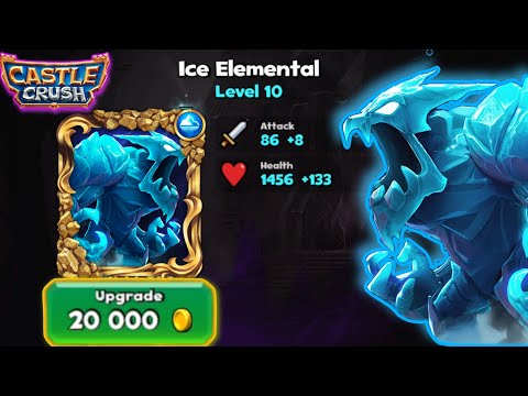 Ice Elemental Level 10 Upgraded 🔥 Castle Crush | Grand Master 2 | Castle Crush : War Battle