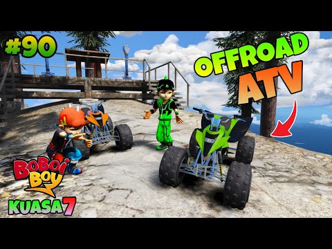 GTA 5 MOD BOBOIBOY KUASA NAIK ATV KE GUNUNG TERTINGGI