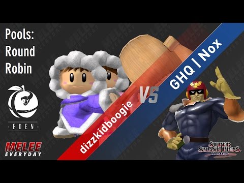Eden - dizzkidboogie (Ice Climbers) vs. GHQ | Nox (C. Falcon) - SSBM - Singles Pools, Round Robin