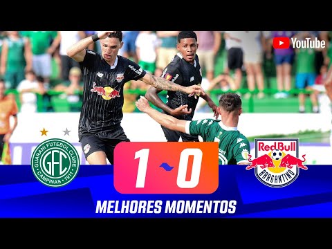 Gols e lances de Guarani x Red Bull Bragantino