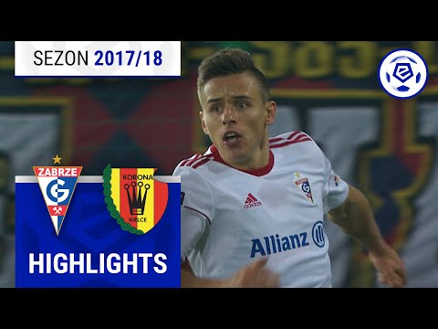 Górnik Zabrze - Korona Kielce 3:3 | SKRÓT | Ekstraklasa 2017/18 | 13. Kolejka