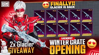 Finally Got M4 Glacier 🥶 Bgmi Glacier M416 Crate Opening | Bgmi Akm Glacier | Bgmi New Crate Opening
