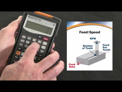Machinist Calc Pro Feed and Speed How To Calculate