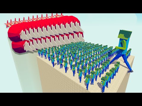 100x MINECRAFT ZOMBIES + 1 GIANT ZOMBIE VS EVERY GOD - Totally Accurate Battle Simulator - Tabs