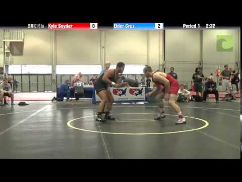 Men 96 KG / 211.5 lbs - Kyle Snyder vs. Elder Cruz
