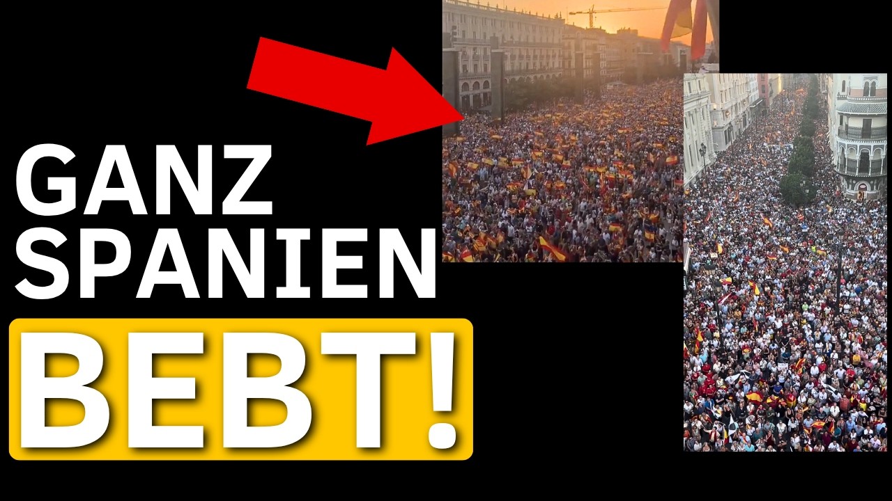 MEGA Anti-Migrationsdemos! Die Spanier haben nach Ceuta die SCHNAUZE VOLL!