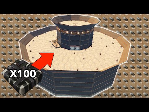 SOLO RAIDING using 100 C4 on a 1 MILLION HQM ARMORED BASE!!!