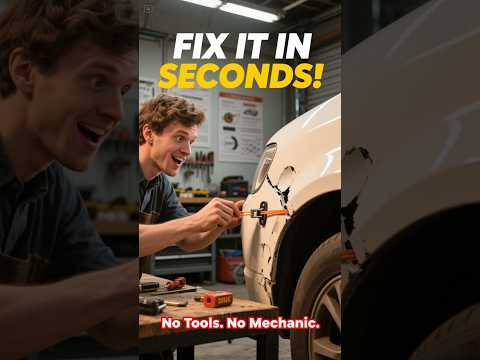 This Tiny Zip-Tie Fixes Loose car Fenders in Seconds: #lifehacks #zipties #car