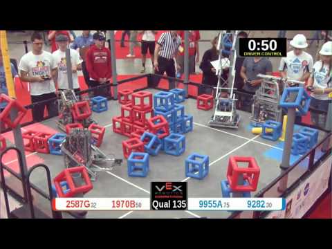 2015 VRC Arts Q135 - 2587G 1970B vs 9955A 9282 - 65 to 45 - VEX Worlds 2015 - Arts Division