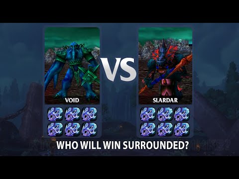 Slardar vs Void | 1 x 1 | 25 lvl | full slots | who will beat?