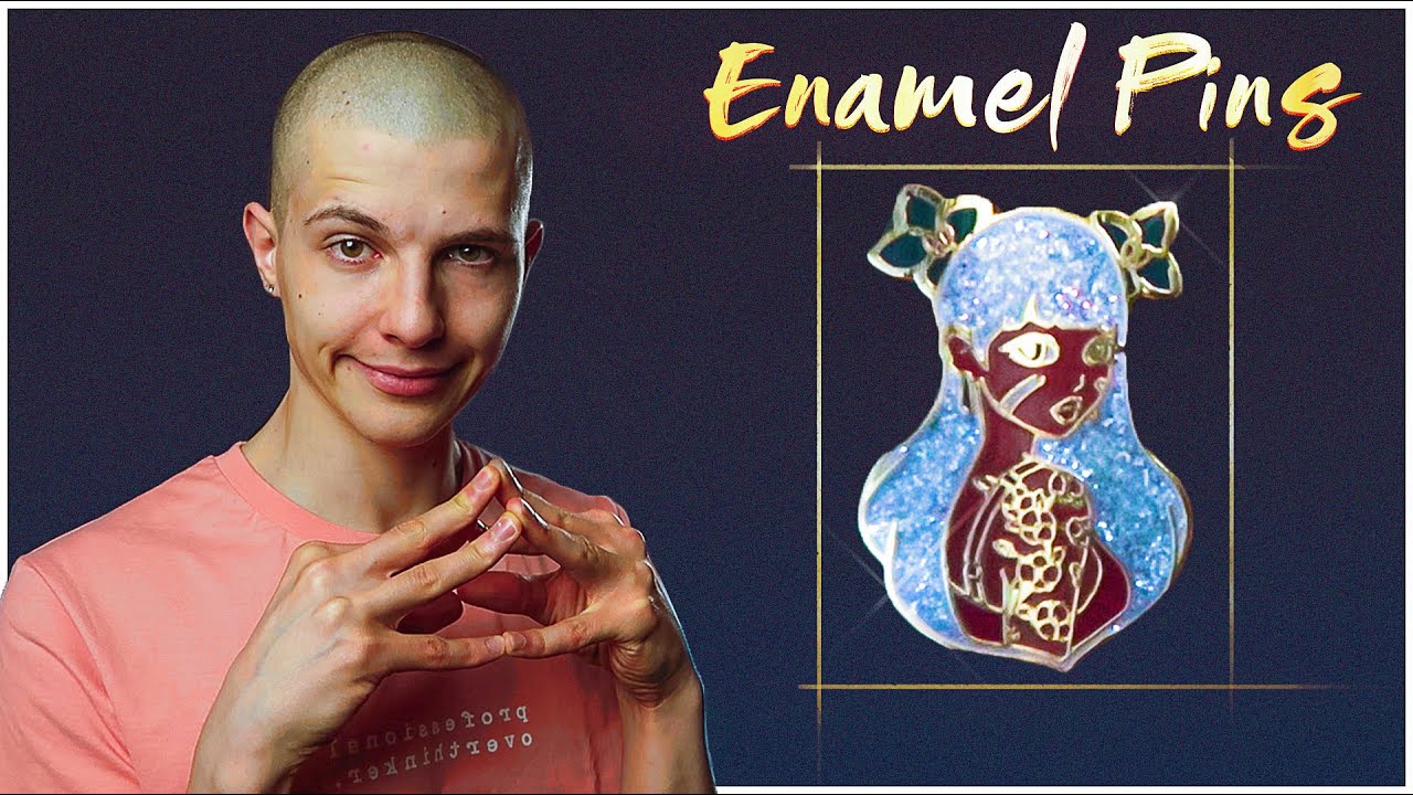 How I make Enamel Pins from my Art