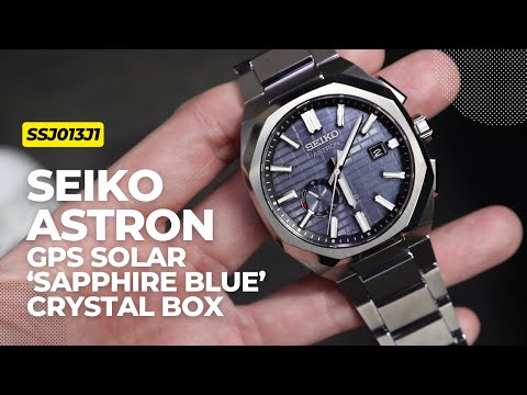Seiko Astron GPS Solar ‘Sapphire Blue’ Crystal Box  SSJ013J1
