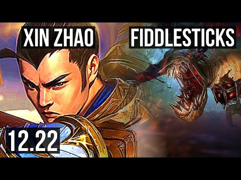 XIN ZHAO vs FIDDLESTICKS (JNG) | 9/2/6, Godlike, 300+ games | EUW Master | 12.22