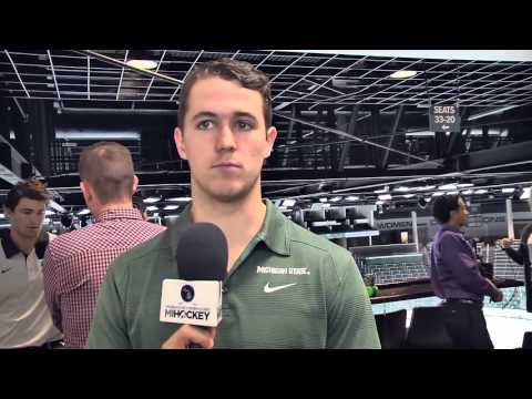 Mackenzie MacEachern and Travis Walsh - MSU Media Day 2015