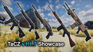 Minecraft TaCZ Mod New Update v1.1.7 Showcase
