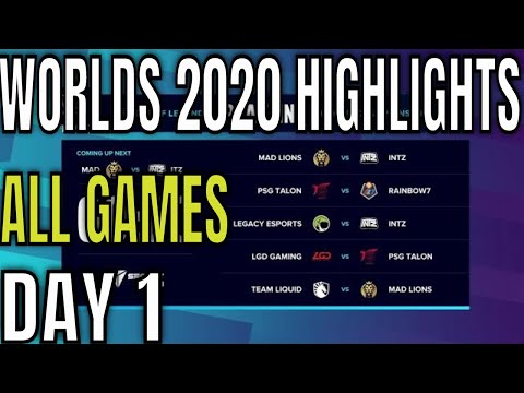 Worlds 2020 Play Ins Day 1 Highlights ALL GAMES | Lol World Championship 2020
