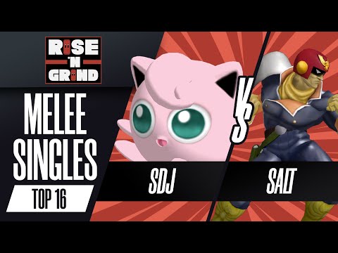 SDJ (Jigglypuff) vs Salt (Captain Falcon) - Melee Singles Winners Quarters - Rise N Grind 2023