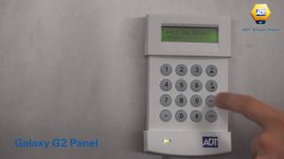 How to add a user code - Galaxy G2 Panel - ADT UK