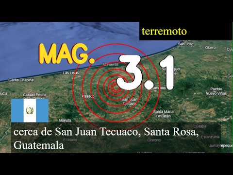 😱🚨  Terremoto cerca de San Juan Tecuaco, Santa Rosa, Guatemala actualizaciones en vivo hoy: Terremot