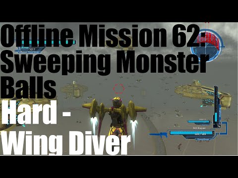 EDF 5: Offline Mission 62: Sweeping Monster Balls - Wing Diver / Hard