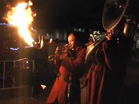 Flaming Trumpet and Sousaphone