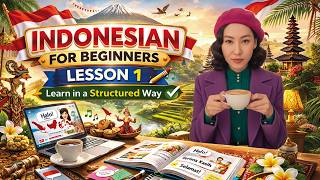 Download lagu Belajar Bahasa Indonesia untuk Pemula | Pelajaran 1 Kursus Terstruktur mp3