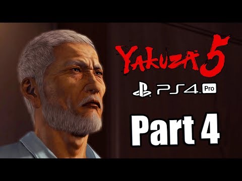 Yakuza 5 Remaster - English Walkthrough Part 4 PS4 PRO Gameplay [No Commentary]