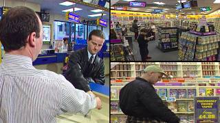 Inside Blockbuster Store in 1994