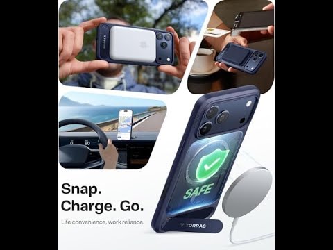 iPhone 17 Pro Max Case MagSafe Military Kickstand Slim