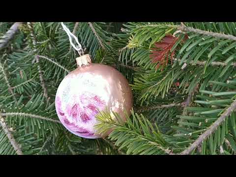 Миниатюра изображения товара Шар новогодний Декарт Перышки 8Ш0017 (8см, бежевый)