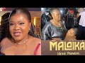 TOYIN ABRAHAM SO RESPECTFUL! GOES DOWN ON KNEES FOR PEJU OGUNMOLA@MALAIKA MOVIE PREMIERE