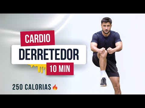 10-minute HIIT cardio workout to burn 250 calories - no reps, no equipment (at home)