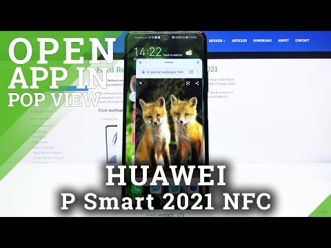 How to Open Apps in Pop Up View in Huawei P Smart 2021 NFC?