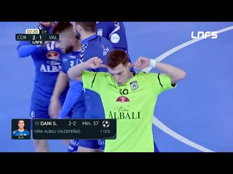 Gol Dani Santos (2-2) Córdoba Patrimonio Humanidad - Viña Albali Valdepeñas. J19, 1Div. LNFS