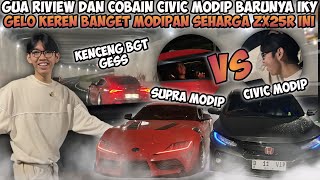 Download lagu AKU NYOBAIN CIVIC TURBO IKY NEKAT NANTANG SUPRA ANDRA BALAP!!! KAGET MODIFAN NYA SEHARGA ZX😱 mp3